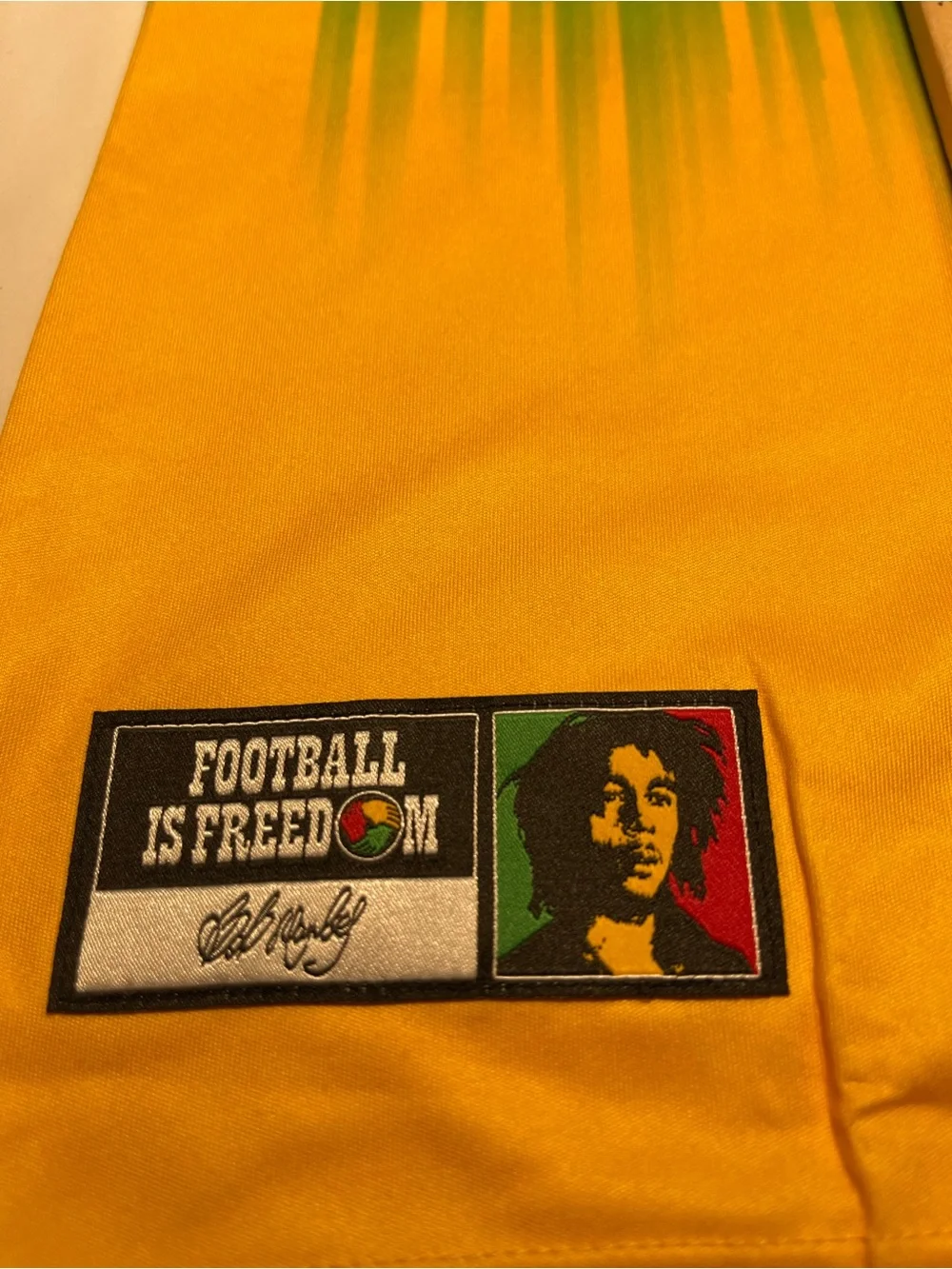Adidas Jamaica Football X Bob Marley 2026 DNA Men’s Pre Match Jersey Sz 2XLNew